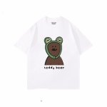 画像2: unisex  Masquerade Bear Print Short Sleeve T-Shirt　なりすましベア熊プリントラウンドネック Tシャツ ユニセックス 男女兼用 (2)