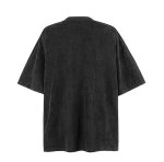 画像5: unisex Transformed Number 3 Vintage Style Washed Short Sleeve T-Shirt  　変形ナンバー３プリントヴィンテージスタイウォッシュド半袖ラウンドネック Tシャツ ユニセックス 男女兼用 (5)