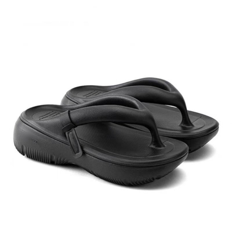 画像6: Thick-soled EVA thong fashionable sandals slippers　プラットフォーム厚底トングサンダルスリッパビーチサンダル (6)