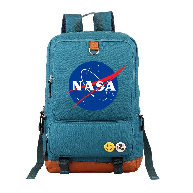 画像4: Unisex  NASA logo Backpack Bag 　ユニセックス 男女兼用ナサロゴプリント リュックサック バックパック (4)