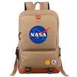 画像1: Unisex  NASA logo Backpack Bag 　ユニセックス 男女兼用ナサロゴプリント リュックサック バックパック (1)