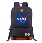 画像5: Unisex  NASA logo Backpack Bag 　ユニセックス 男女兼用ナサロゴプリント リュックサック バックパック (5)