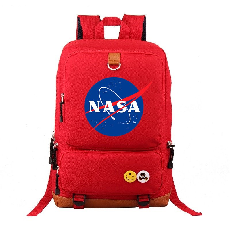 画像6: Unisex  NASA logo Backpack Bag 　ユニセックス 男女兼用ナサロゴプリント リュックサック バックパック (6)