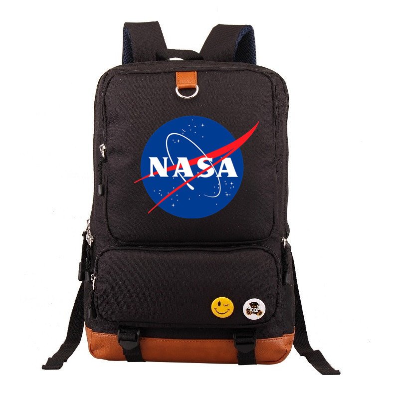 画像3: Unisex  NASA logo Backpack Bag 　ユニセックス 男女兼用ナサロゴプリント リュックサック バックパック (3)