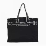 画像3: New Classic Classical Nylon Eco Bag Birkin style tote bag Messenger bag ユニセックス ナイロン エコ キャンバストートバック (3)