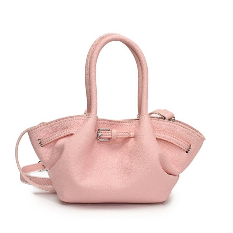 画像4: Fan-shaped leather belt underarm tote shoulder crossbody bag 扇型レザーベルトアンダーアームトートショルダークロスボディバッグ (4)