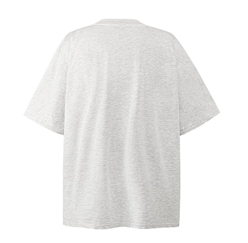 画像3: unisex High Street Beautiful Girl Photo Print Short Sleeve T-Shirt  　　ハイストリート美少女フォトプリント 半袖ラウンドネック Tシャツ ユニセックス 男女兼用 (3)