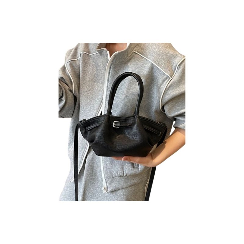 画像6: Fan-shaped leather belt underarm tote shoulder crossbody bag 扇型レザーベルトアンダーアームトートショルダークロスボディバッグ (6)