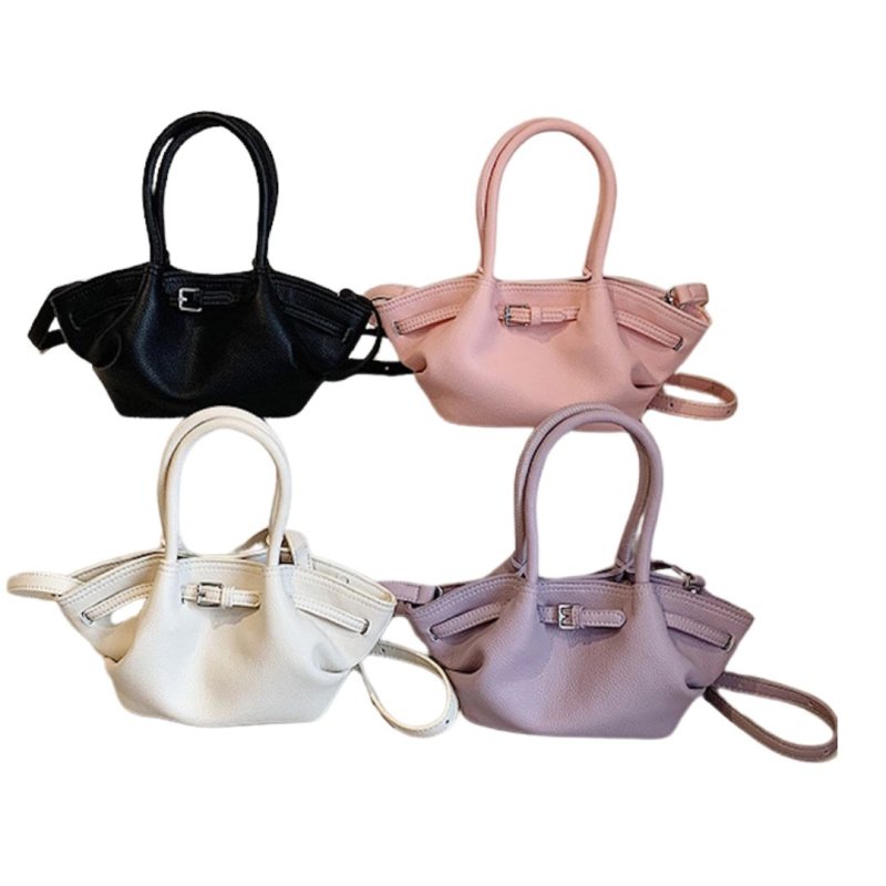 画像5: Fan-shaped leather belt underarm tote shoulder crossbody bag 扇型レザーベルトアンダーアームトートショルダークロスボディバッグ (5)