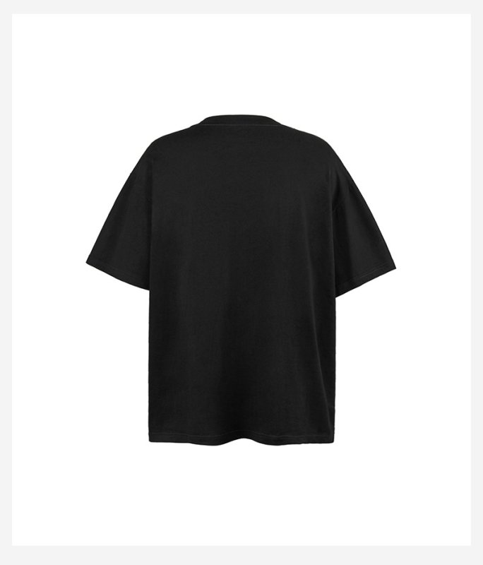 画像4: unisex High Street Beautiful Girl Photo Print Short Sleeve T-Shirt  　　ハイストリート美少女フォトプリント 半袖ラウンドネック Tシャツ ユニセックス 男女兼用 (4)