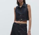画像4: Selvedge Non-Wash Denim Vest　スリーブレスデニムノンウォッシュベスト (4)