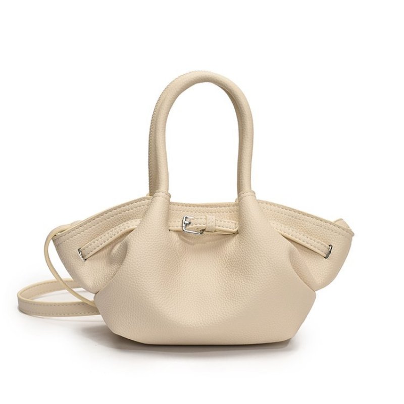 画像1: Fan-shaped leather belt underarm tote shoulder crossbody bag 扇型レザーベルトアンダーアームトートショルダークロスボディバッグ (1)