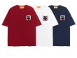 画像4: unisex Pocket cherry embroidery Short Sleeve T-Shirt  チェリー刺繍ポケット 半袖ラウンドネック Tシャツ ユニセックス 男女兼用 (4)