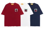 画像4: unisex Pocket cherry embroidery Short Sleeve T-Shirt  チェリー刺繍ポケット 半袖ラウンドネック Tシャツ ユニセックス 男女兼用 (4)