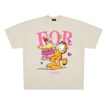 画像2: unisex Happy Birthday Garfield  Print Short Sleeve T-Shirt  　ハッピーバースデーガーフィールドプリント 半袖ラウンドネック Tシャツ ユニセックス 男女兼用 (2)