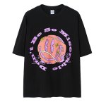 画像2: unisex Circle logo & plant smile Short Sleeve T-Shirt サークルロゴ＆プランツ植物スマイル 半袖ラウンドネック Tシャツ ユニセックス 男女兼用 (2)