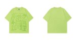 画像6: unisex Hip Hop Graffiti Puppy Print Short Sleeve T-Shirt  　ヒップホップグラフィティパピー子犬　プリント 半袖ラウンドネック Tシャツ ユニセックス 男女兼用 (6)