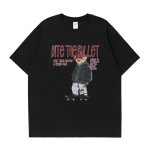 画像2: unisex Roller Skating Bear  Short Sleeve T-Shirt  　ローラースケートベア熊半袖ラウンドネック Tシャツ ユニセックス 男女兼用 (2)