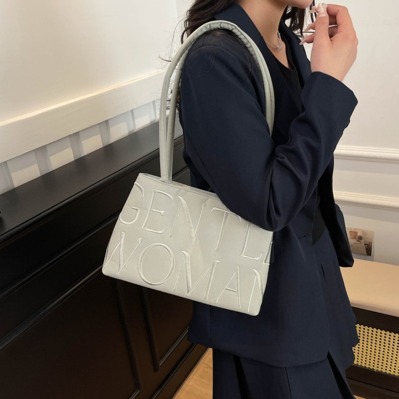 画像20: Gentlewoman embroidered underarm tote shoulder bag gentl woman刺繍アンダーアームトートショルダーバッグ (20)