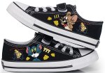 画像3: Unisex Tom and Jerry Canvas Lace-Up & Velcro Sneakers　 ユニセックス 男女兼用  トム＆ジェリー＆キャンバスベルクロ＆レースアップスニーカー (3)