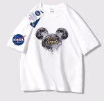 画像3: unisex NASA x Space Mickey Mouse Print Short Sleeve T-Shirt  　　NASAスペースミッキーマウスプリント 半袖ラウンドネック Tシャツ ユニセックス 男女兼用 (3)