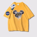 画像4: unisex NASA x Space Mickey Mouse Print Short Sleeve T-Shirt  　　NASAスペースミッキーマウスプリント 半袖ラウンドネック Tシャツ ユニセックス 男女兼用 (4)