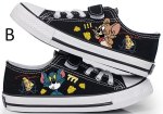 画像5: Unisex Tom and Jerry Canvas Lace-Up & Velcro Sneakers　 ユニセックス 男女兼用  トム＆ジェリー＆キャンバスベルクロ＆レースアップスニーカー (5)