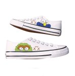 画像2: Unisex Kaws Painted Lace-up Canvas Sneakers　 ユニセックス 男女兼用 カウズペイントキャンバスレースアップスニーカー (2)