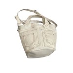 画像4: Graffiti denim bucket tote shoulder bag shoulder tote bag 　グラフィティデニムバケットショルダートートバッグ (4)