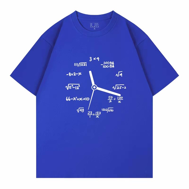 画像4: unisex Formula Watches print Short Sleeve T-Shirt  　フォーミュラウォッチ時計プリント半袖ラウンドネック Tシャツ ユニセックス 男女兼用 (4)