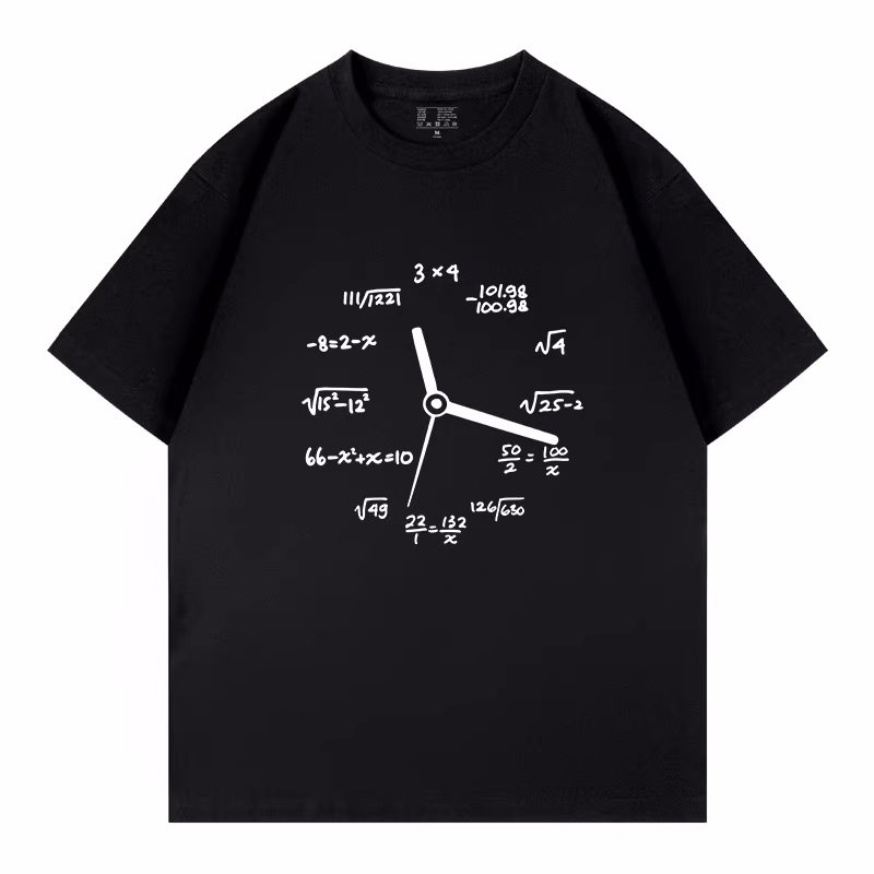 画像3: unisex Formula Watches print Short Sleeve T-Shirt  　フォーミュラウォッチ時計プリント半袖ラウンドネック Tシャツ ユニセックス 男女兼用 (3)