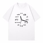 画像2: unisex Formula Watches print Short Sleeve T-Shirt  　フォーミュラウォッチ時計プリント半袖ラウンドネック Tシャツ ユニセックス 男女兼用 (2)