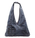 画像1:  single shoulder bag lazy windproof special bag 　デニムレイジースタイルワンショルダートートバッグ (1)