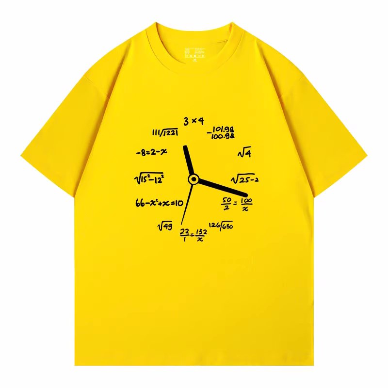 画像1: unisex Formula Watches print Short Sleeve T-Shirt  　フォーミュラウォッチ時計プリント半袖ラウンドネック Tシャツ ユニセックス 男女兼用 (1)
