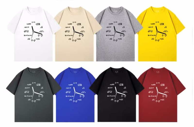画像9: unisex Formula Watches print Short Sleeve T-Shirt  　フォーミュラウォッチ時計プリント半袖ラウンドネック Tシャツ ユニセックス 男女兼用 (9)