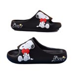 画像1: Unisex snoopy Non-Slip Soft Sole Sandal Slippers  Beach sandals  ユニセックス男女兼用スヌーピーノンスリップフリップフロップ サンダル シャワー ビーチ サンダル (1)