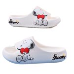画像2: Unisex snoopy Non-Slip Soft Sole Sandal Slippers  Beach sandals  ユニセックス男女兼用スヌーピーノンスリップフリップフロップ サンダル シャワー ビーチ サンダル (2)