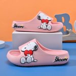 画像6: Unisex snoopy Non-Slip Soft Sole Sandal Slippers  Beach sandals  ユニセックス男女兼用スヌーピーノンスリップフリップフロップ サンダル シャワー ビーチ サンダル (6)