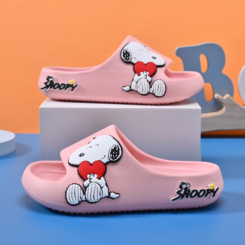 画像6: Unisex snoopy Non-Slip Soft Sole Sandal Slippers  Beach sandals  ユニセックス男女兼用スヌーピーノンスリップフリップフロップ サンダル シャワー ビーチ サンダル (6)