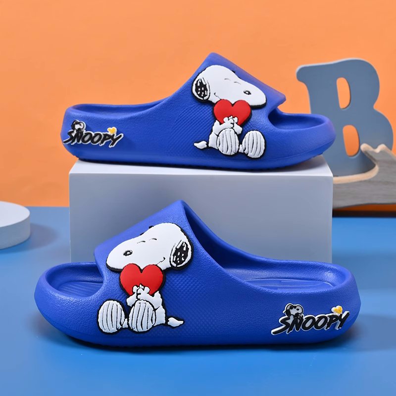画像4: Unisex snoopy Non-Slip Soft Sole Sandal Slippers  Beach sandals  ユニセックス男女兼用スヌーピーノンスリップフリップフロップ サンダル シャワー ビーチ サンダル (4)