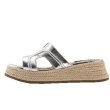 画像1:  Espadrille H Leather platform  sandal slippers　エスパドリーユHレザープラットフォームサンダルスリッパ (1)
