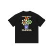 画像6: unisex Smile Flower Print Short Sleeve T-Shirt  　スマイルフラワープリント半袖ラウンドネック Tシャツ ユニセックス 男女兼用 (6)