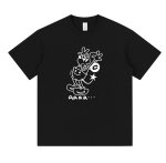 画像2: unisex Surprised Mickey Mouse Print Short Sleeve T-Shirt  　サプライズミッキーマウスプリント半袖ラウンドネック Tシャツ ユニセックス 男女兼用 (2)