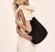 画像9: Spanish PAPIROGA girly large capacity extra large ribbon canvas Tote Shoulder Bag  ガーリーラージリボンキャンバス トートショルダーバッグ (9)
