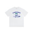 画像2: unisex Garfield x Bear Print Short Sleeve T-Shirt  　ガーフィールド×ベアプリント半袖ラウンドネック Tシャツ ユニセックス 男女兼用 (2)