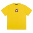 画像1: unisex Impersonation Cat Gogh Print Short Sleeve T-Shirt  　なりすましキャットゴッホプリント半袖ラウンドネック Tシャツ ユニセックス 男女兼用 (1)
