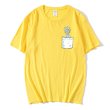 画像15: unisex Pocket Rick & Morty Points  Short Sleeve T-Shirt  　ポケットリック＆モーティポイントプリント半袖ラウンドネック Tシャツ ユニセックス 男女兼用 (15)