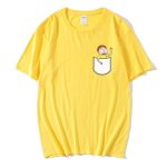画像16: unisex Pocket Rick & Morty Points  Short Sleeve T-Shirt  　ポケットリック＆モーティポイントプリント半袖ラウンドネック Tシャツ ユニセックス 男女兼用 (16)