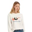 画像1: Panda Just do it later Logo sweatshirt sweat パンダ ジャスト ドゥ イット レーター スウェット トレーナー (1)