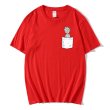 画像9: unisex Pocket Rick & Morty Points  Short Sleeve T-Shirt  　ポケットリック＆モーティポイントプリント半袖ラウンドネック Tシャツ ユニセックス 男女兼用 (9)